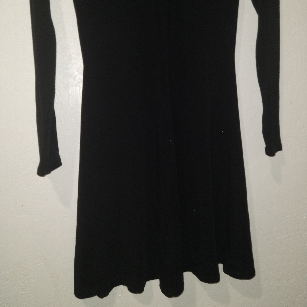 VINCE Black Long Sleeve Dress - Picture 8 of 11